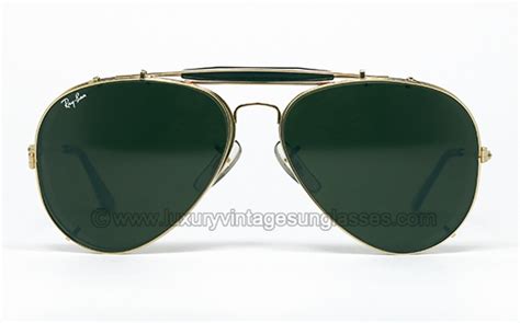 Luxury Vintage Sunglasses Details Of Ray Ban Aviator 62mm Clip On G 15 Bl