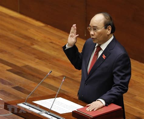 Nguyen Xuan Phuc Sworn In As President Of Vietnam