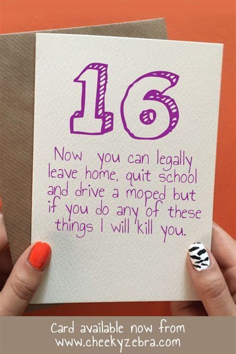 16th Birthday Card For Girls 16th Birthday Card Birthday Ts For