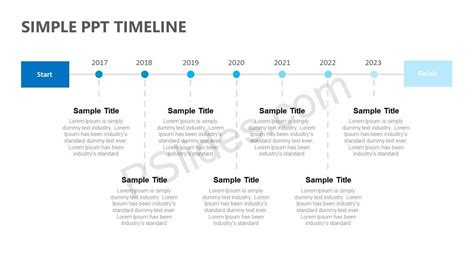 Powerpoint Simple Timeline Template Riset