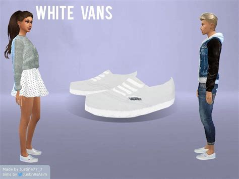 White Vans The Sims 4 Catalog Sims 4 Cc Shoes Sims 4 Children Sims 4
