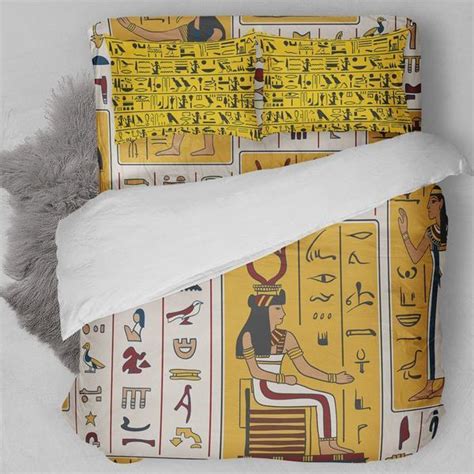 Ancient Egypt D Bedding Set Duvet Cover Set Teeuni