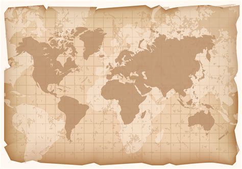 Vintage Map Vector At Collection Of Vintage Map