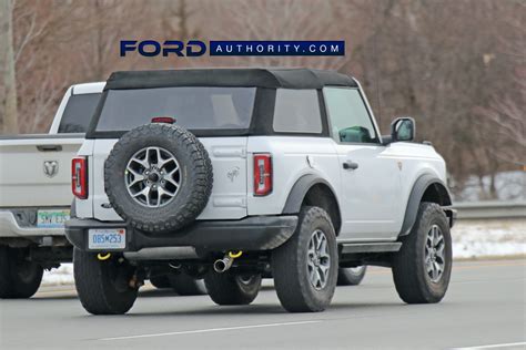 2021 Ford Bronco Two Door Badlands With Fastback Soft Top Spotted