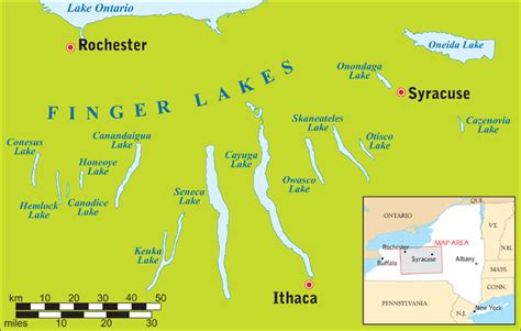 Wine Maps Finger Lakes — New York Enobytes