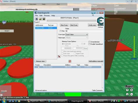 How To Use Cheat Engine 56 On Roblox Youtube
