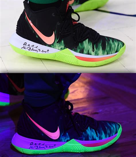 Nba Kicks On Twitter Kyrie With A Glow In The Dark Nike Kyrie 5