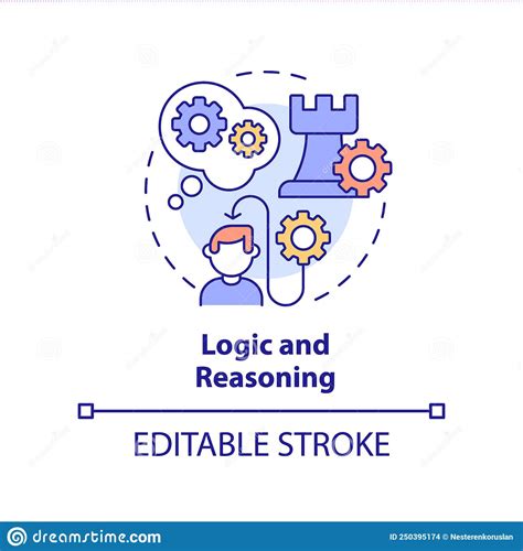 Logic And Reasoning Concept Icon Stock Vector Illustration Of Icon