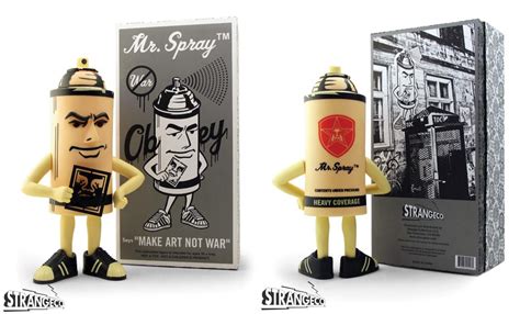 The Blot Says Strangeco X Obey Giant Mr Spray Vinyl Figure By