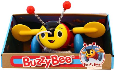 Buy Buzzy Bee Pull Along Wooden Toy At Mighty Ape Nz