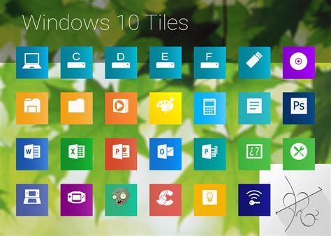 Windows 10 Tiles By Dtafalonso On Deviantart