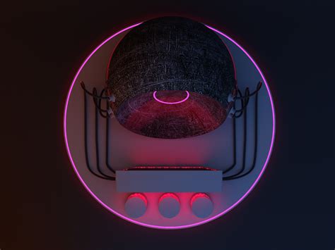 Cyber Glow Sphere Bar 3d Model By Malibusan