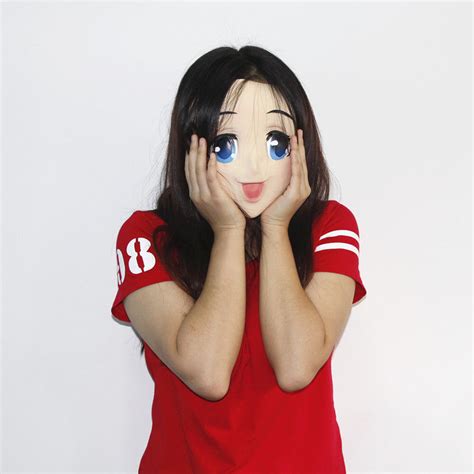 Hentai Anime Mask Cosplay Crossdresser Handmade Latex