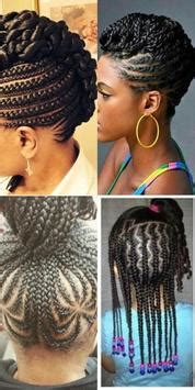 Long naturally curly hair is both beautiful and challenging. Straight Up Braids Beautified Hairstyles for Android - APK ...