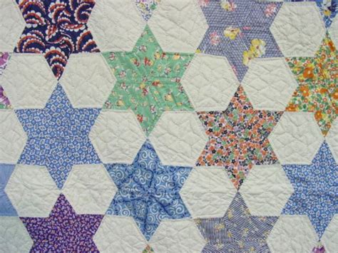 Six Point Stars And Stars Border Quilt Mint Sold Cindy Rennels