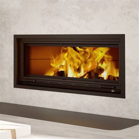 See more ideas about linear fireplace, fireplace design, modern fireplace. Valcourt St. Laurent Linear Wood Fireplace | Woodland ...