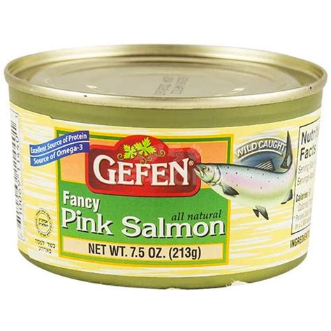 Author, back to square one: Gefen fancy salmon 7.5 oz kosher for Passover
