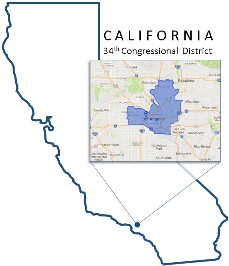 Los Angeles California Congressional District Map
