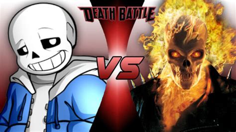 Image Sans Vs Ghost Rider Death Battle Fanon Wiki Fandom