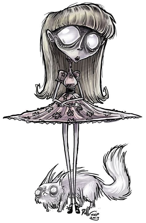 Weird Girl By Dollcreep Tim Burton Drawings Tim Burton Art Style