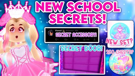 New School Secrets 🫢 Royale High New School Campus 3 Secrets 2023
