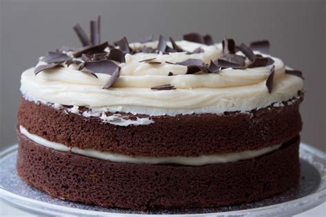Chocolate With Vanilla Layer Cake