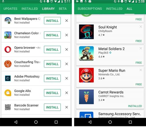 Select i have an account and click next. The 'My apps & games' section of the Play Store has been ...