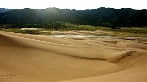 Sand Dunes And Mountains Free Stock Photo Public Domain Pictures