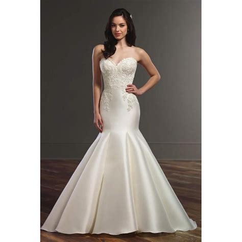 Style 853 By Martina Liana Ivory White Lace Silk Floor Sweetheart