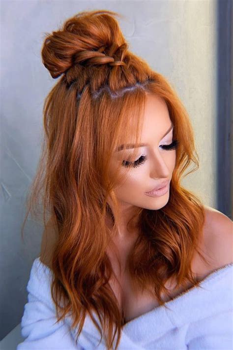 30 stylish and cute homecoming hairstyles ginger hair color long hair styles ginger hair