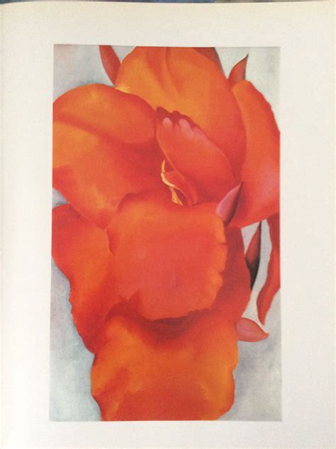 Georgia Okeeffe Red Canna 1925 10 X 12 In Book Page Print Etsy