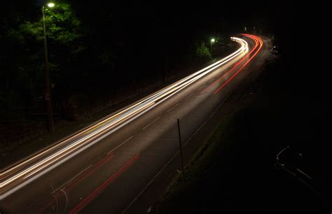 Fotos Gratis Ligero La Carretera Noche Autopista Conducción
