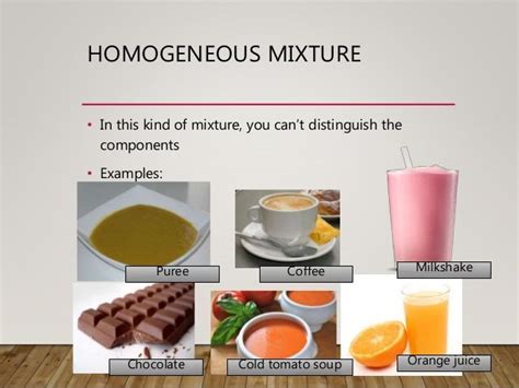Pure Substances And Mixtures Heterogeneous Mixture Homogeneous