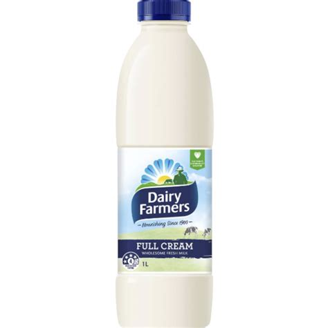 Dairy Farmers Full Cream Milk 1l Orange Go