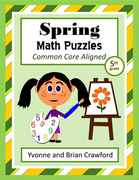 Spring Common Core Math Puzzles 5th Grade By