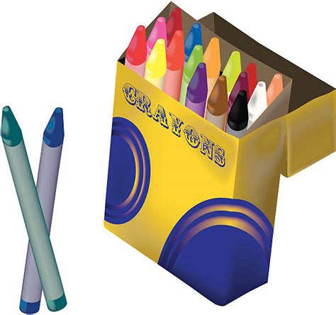 Royalty Free Crayon Box Clip Art Vector Images And Illustrations Istock