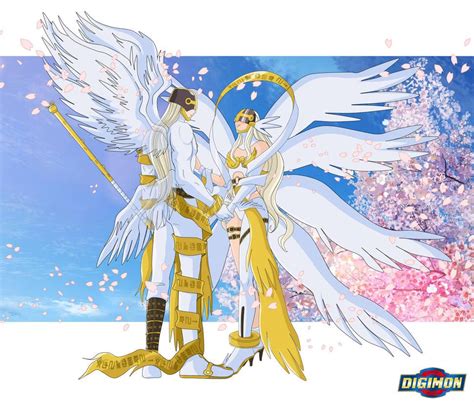 Meet Angemon And Angewomon From Reality Xii By Ayhelenk Digimon Digimon Adventure