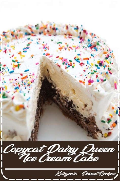 Copycat Dairy Queen Ice Cream Cake Dessert Recipes Easy Dessert