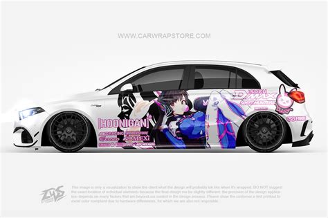 Dva Overwatch Itasha Anime Car Wrap Vinyl Stickers Fit With Any Cars