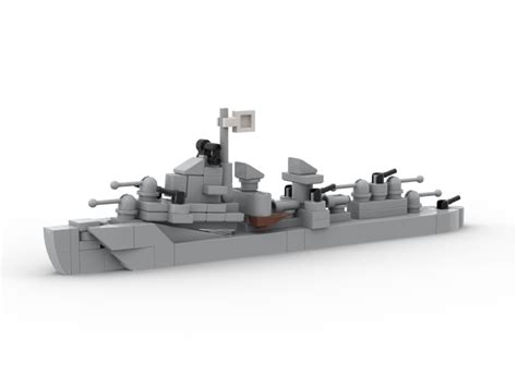 Lego Moc Fletcher Class Destroyer By Battleshipbricks Rebrickable