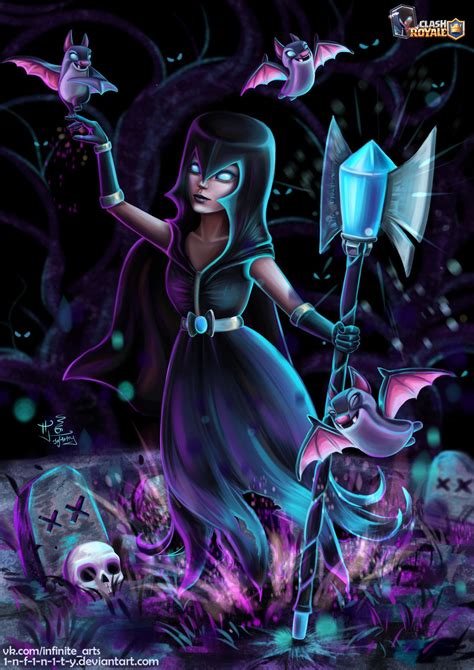 Night Witch Clash Royale Fan Art Polina Chelyadinova On Artstation