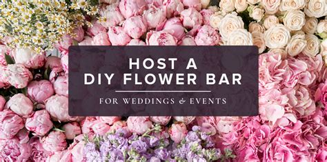 Tips For Hosting A Flower Bar During Your Celebration Conklyns