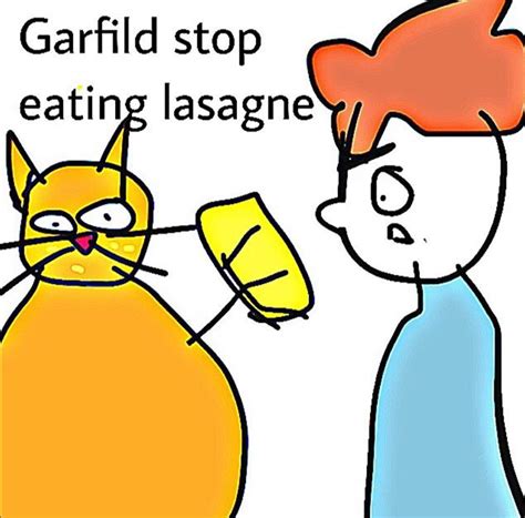 Garfield Stop Eating Lasagne1 Dank Memes Amino