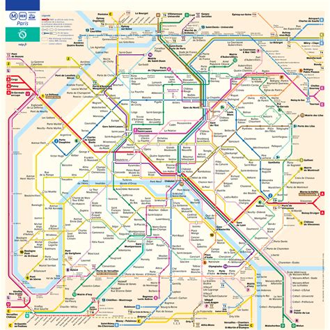 Cartes Et Plans De Paris Metro Bus Arrondissements Etc