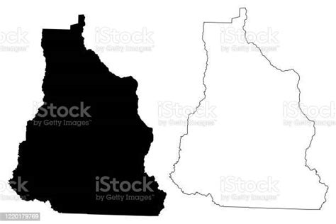 Cook County Georgia Map Stock Illustration Download Image Now