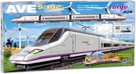 Pequetren Pequetren710 High Speed Renfe Ave S 102 Model Train With