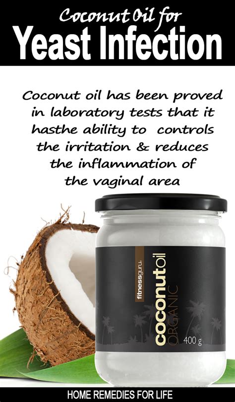 Coconut Oil For Yeast Infection