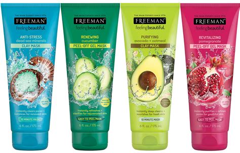 Freeman Beauty Facial Mask Variety Bundle For Skin Care Peel Off Face