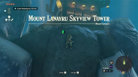 Zelda Tears Of The Kingdom Mount Lanayru Skyview Tower