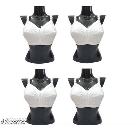 Full Coverage Cotton Bras Pack Of 4